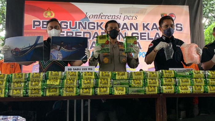 Bareskrim Polri Ungkap Jaringan Narkoba Malaysia-Indonesia