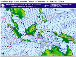 Bibit Siklon Tropis 98s Terpantau di Samudera Hindia, Berdampak ke Cuaca