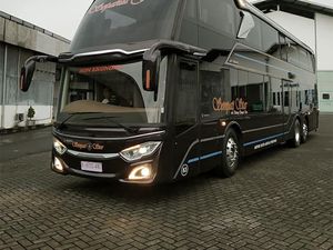 Wujud Bus Premium Double Decker PO Sempati Star yang Baru Digarap Adiputro