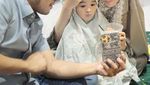 Keseruan Shandy Purnamasari Saat Kulineran Bareng Keluarga dan Sahabat