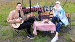 Keseruan Shandy Purnamasari Saat Kulineran Bareng Keluarga dan Sahabat