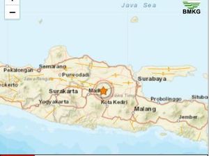 Gempa M 3.5 Sempat Guncang Nganjuk