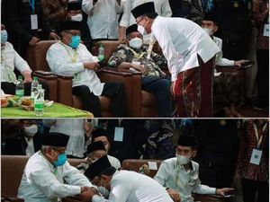 Cak Imin Posting Momen Gus Yahya Sungkem ke Said Aqil di Muktamar NU