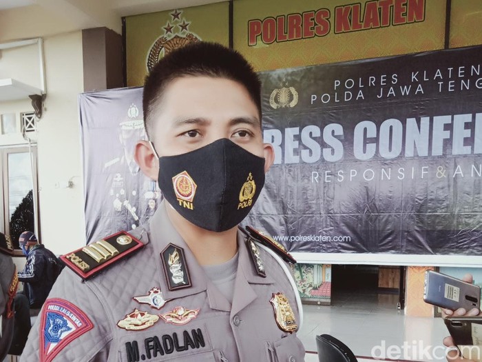 Kasat lantas polres Klaten AKP M Fadlan, Jumat (24/12/2021).