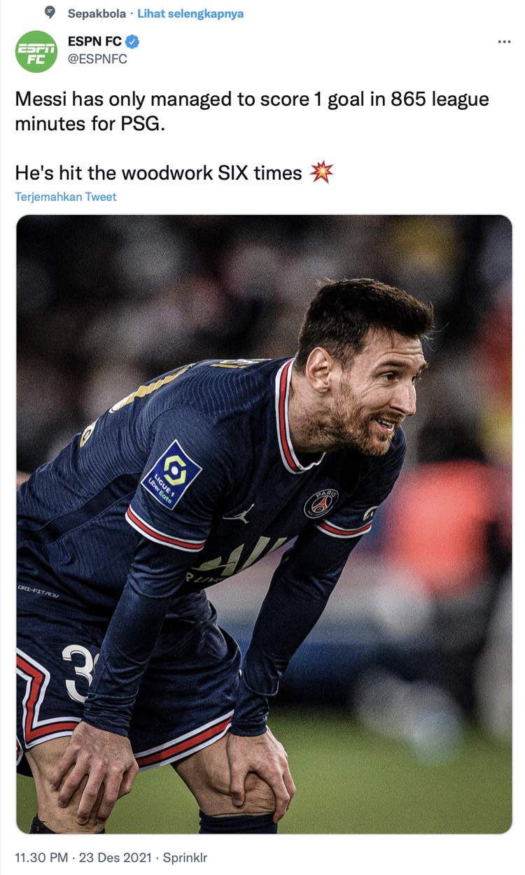 Meme Lionel Messi masih kesusahan taklukan Liga Prancis.