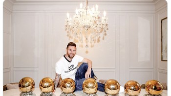 Ballon Dor yang dimenangkan baru-baru ini juga jadi ledekan netizen. Foto: Twitter