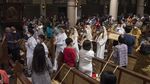 Suasana Misa Malam Natal di Gereja Katedral Jakarta