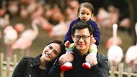 Shandy Aulia dan suami mengajak Claire jalan-jalan di Los Angeles Zoo.  Foto: dok. Instagram Shandy Aulia (@yansensetiawan)