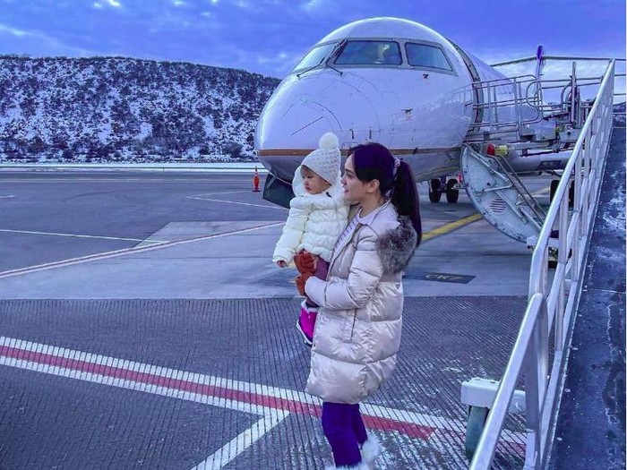 Shandy Aulia liburan keliling Amerika Serikat
