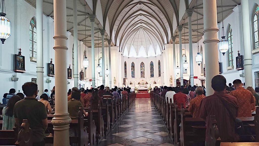 Katedral Bogor Gelar Misa Kenaikan Isa Almasih Besok, Kapasitas Jemaat 60%