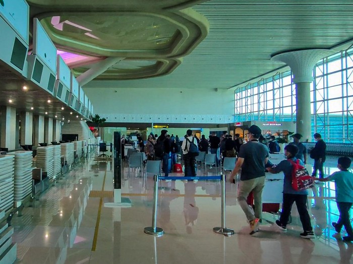 Suasana Yogyakarta Inernational Airport (YIA) Kulon Progo, Jumat (24/12/2021).