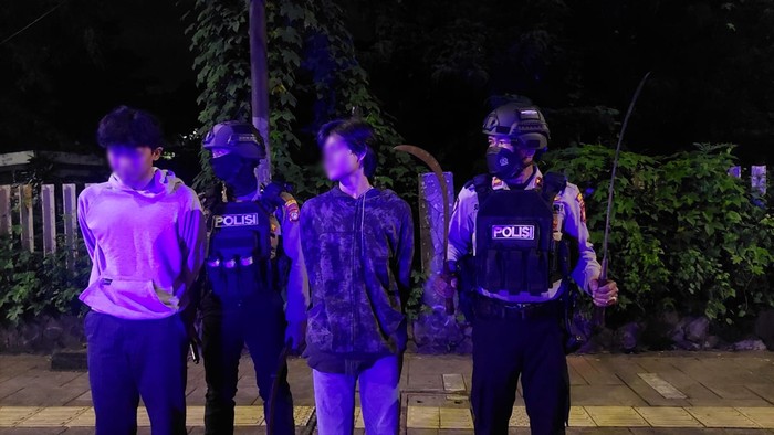 Geng motor ditangkap saat berulah di Jakpus