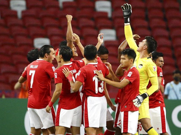 Indonesia ke final Piala AFF 2020. Skuad Garuda melaju usai mengalahkan tuan rumah Singapura dengan skor 4-2 di semifinal leg kedua.