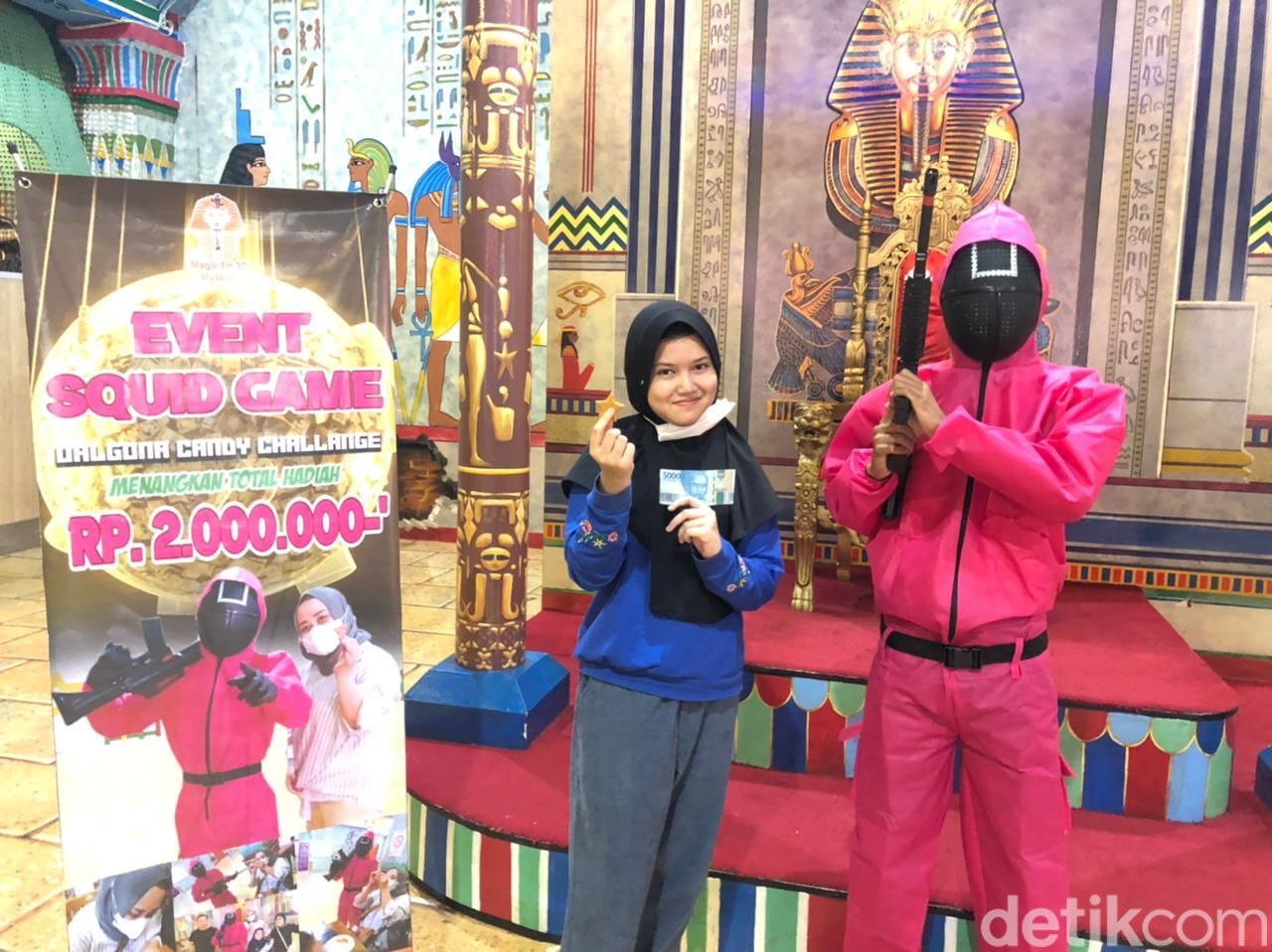 Permainan Squid Game di Magic Art 3D Museum