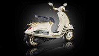 Vespa 946 Christian Dior menyuling dan memekatkan pada dirinya sendiri keterampilan dari teknologi Italia serta gaya busana Perancis terbaik. Foto: doc. Vespa