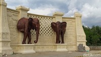 Sedangkan dar arah Purworejo, gerbang masuk berada di Kembanglimus, Kecamatan Borobudur, dengan ikon Gajah. (Eko Susanto/detikcom)