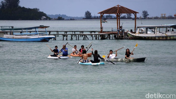 Pulau Leebong di Kabupaten Belitung itu menyuguhkan pemandangan pantai dan laut yang menakjubkan. Wisata di pulau ini mulai kembali bergeliat.