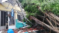 Hujan lebat disertai angin kencang melanda Kota Pasuruan selama satu jam pada Minggu (26/12/2021). Peristiwa ini menyebabkan belasan pohon tumbang dan berbagai kerusakan. 