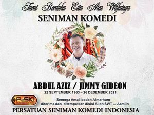 Jimmy Gideon Meninggal, Disebut Tak Sakit tapi Jatuh di Kamar