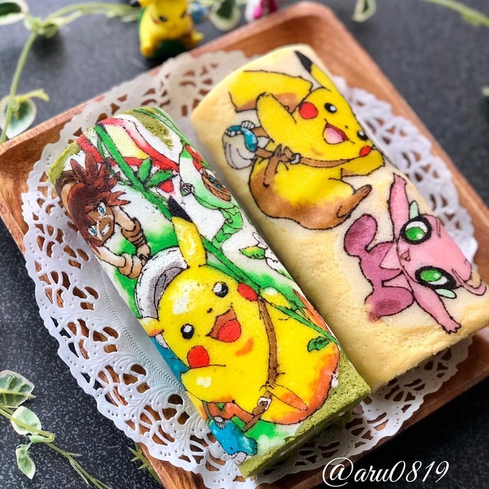 Kawaii! Baker Jepang Ini Bikin Bolu Gulung Bergambar Komik Kawaii! Baker Jepang Ini Bikin Bolu Gulung Bergambar Komik