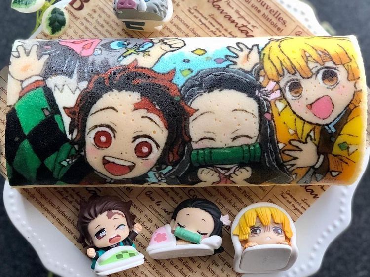 Kawaii! Baker Jepang Ini Bikin Bolu Gulung Bergambar Komik