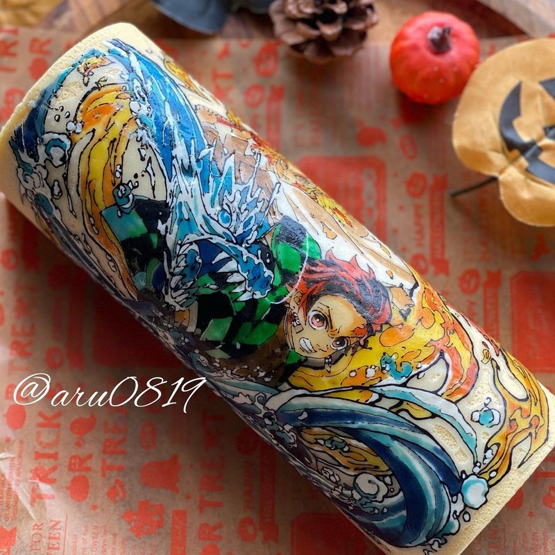 Kawaii! Baker Jepang Ini Bikin Bolu Gulung Bergambar Komik
