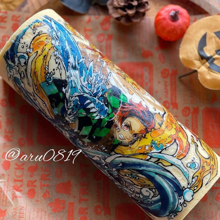 Kawaii! Baker Jepang Ini Bikin Bolu Gulung Bergambar Komik Kawaii! Baker Jepang Ini Bikin Bolu Gulung Bergambar Komik