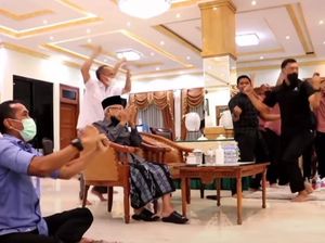 Ekspresi Maruf Nobar Piala AFF: Kaki Ikut Gerak-Tepuk Tangan Saat RI Buat Gol