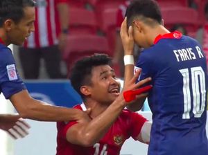 Indonesia 4-2 Singapura: Asnawi Bilang Apa ke Faris Ramli?
