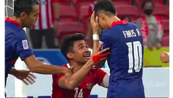 Faris, coba cerita sama Asnawi. Foto: Twitter