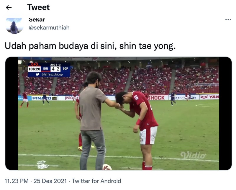 Meme Indonesia vs Singapura di Piala AFF 2020