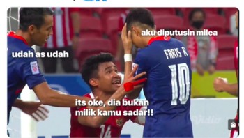 Sadar Faris, Milea bukan milik kamu. Foto: Twitter