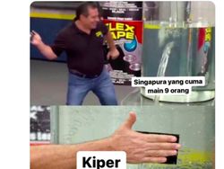 Kekuatan Kiper Singapura Hassan Sunny Menurut Netizen