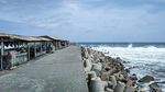 Pantai Glagah Kulon Progo Lengang saat Libur Natal