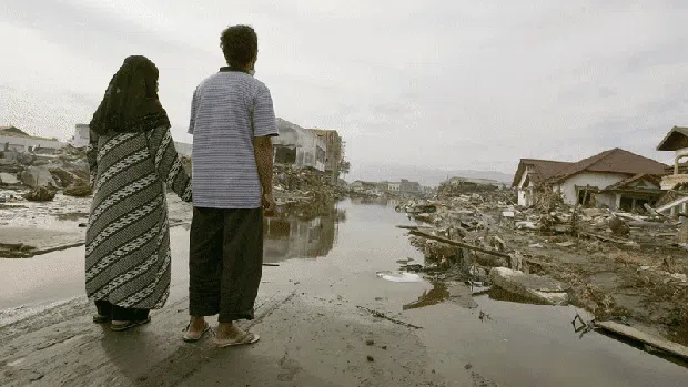 Potret Pilu Mengenang Tsunami Aceh 17 Tahun Lalu