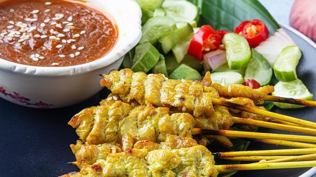 Resep Sate Ayam Bumbu Kunyit