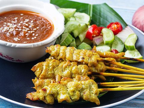 Resep Sate Ayam Bumbu Kunyit