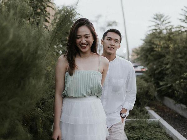 Momen Pertunangan Jonatan Christie dan Shanju eks JKT48