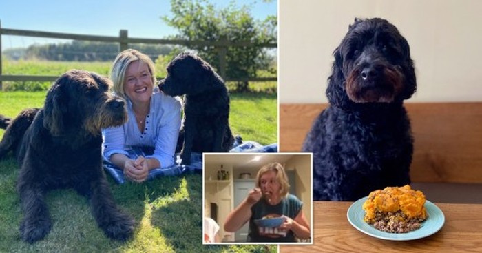 Wanita Ini Mengaku Lebih Suka Makan Bersama Anjing Dibandingkan Manusia