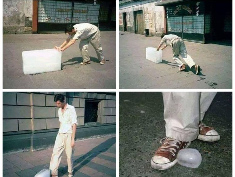 10 Aksi Kocak Penjual Es Batu Ini Berhasil Bikin Netizen Ngakak