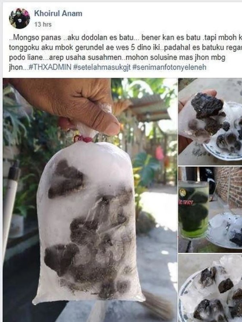 10 Aksi Kocak Penjual Es Batu Ini Berhasil Bikin Netizen Ngakak