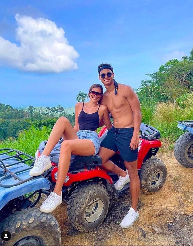 Momen ngedate bersama Irfan Fandi tak melulu dengan fancy dinner. Sesekali mereka olahraga bareng. (Foto: Instagram/@porxild)
