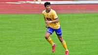 Ikhsan Fandi tengah ramai dibicarakan netizen usah berhasil mencetak gol dalam laga Singapura versus Indonesia dalam Piala AFF 2020.  Foto: Instagram @ikhsanfandi