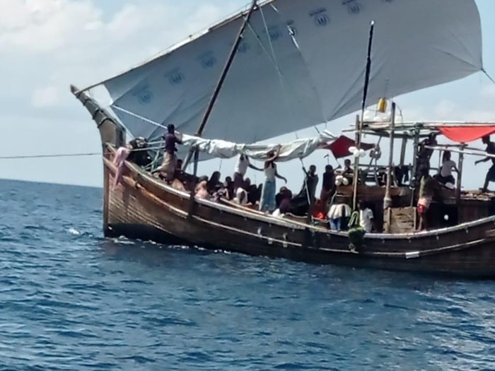 Kapal angkut pengungsi Rohingya di Aceh (dok. Istimewa)