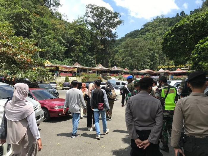 Kawasan Wisata Kaliurang, Sleman saat momen libur Natal