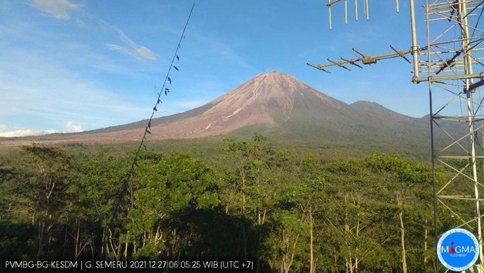 Level Siaga, Ini Kondisi Terkini Gunung Semeru  Senin (27/12/2021).