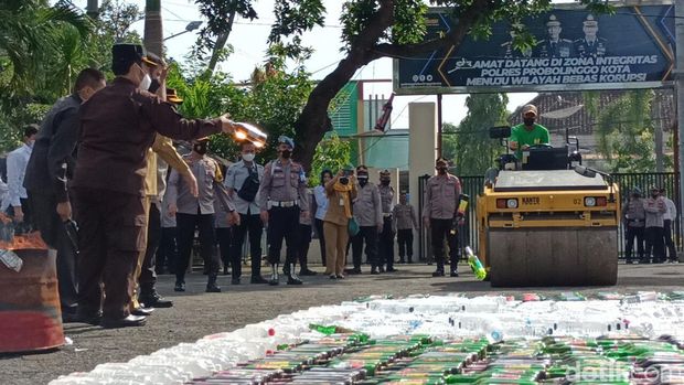 pemusnahan barang bukti