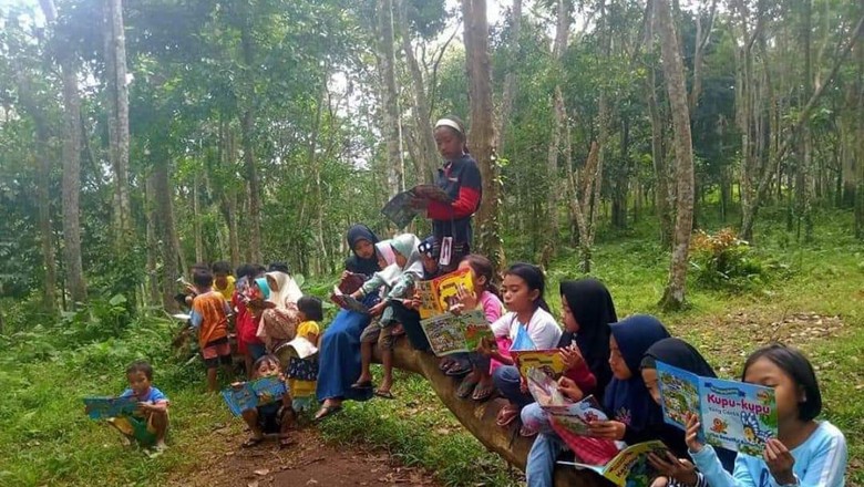 TK Pariwisata dan sekolah alam di Tetebatu