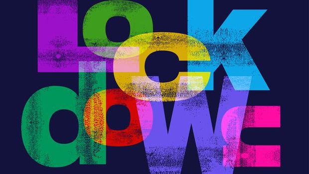 Trendy rounded dot alphabet design