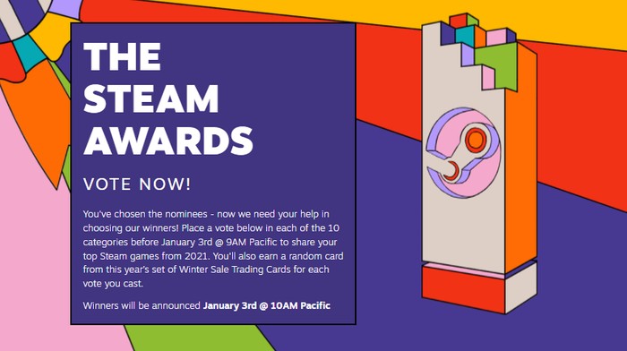 Daftar Nominasi di Ajang Penghargan Steam Awards 2021